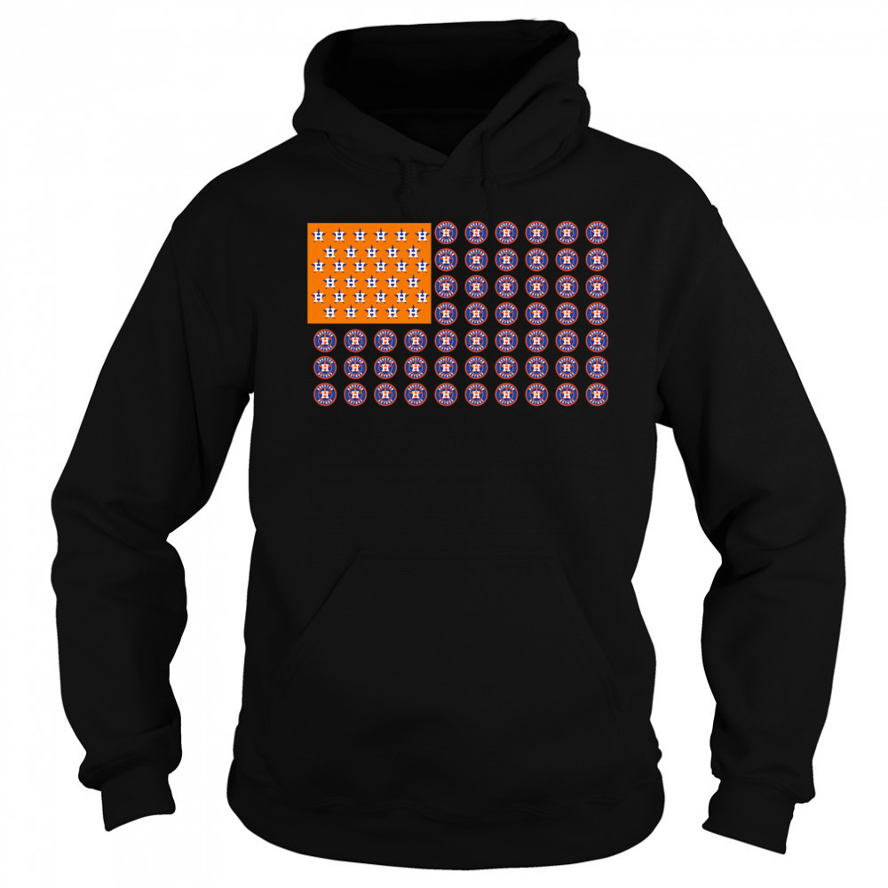 Logo Houston Astros American Flag shirt Sweatshirt
