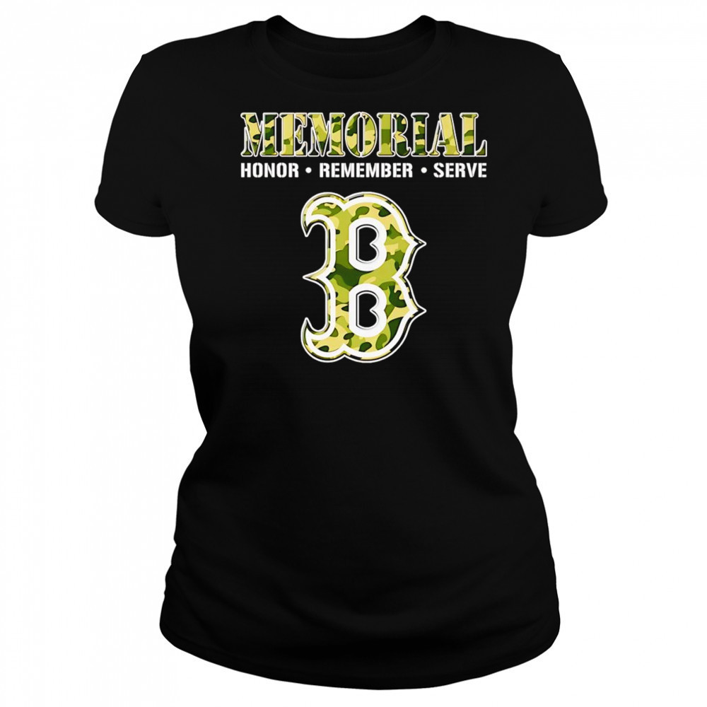 Memorial honor remember serve Boston Red Sox shirt Women's T-shirt