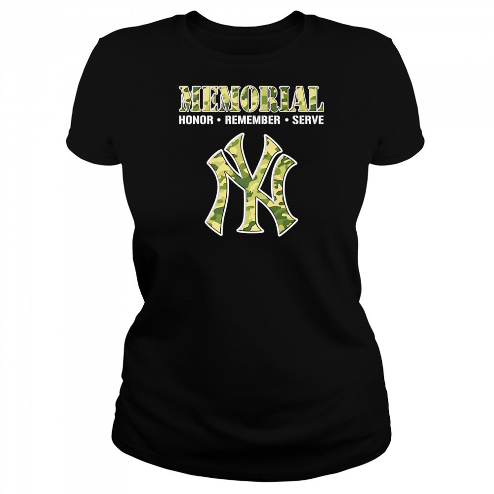 Memorial honor remember serve New York Yankees shirt Women's T-shirt