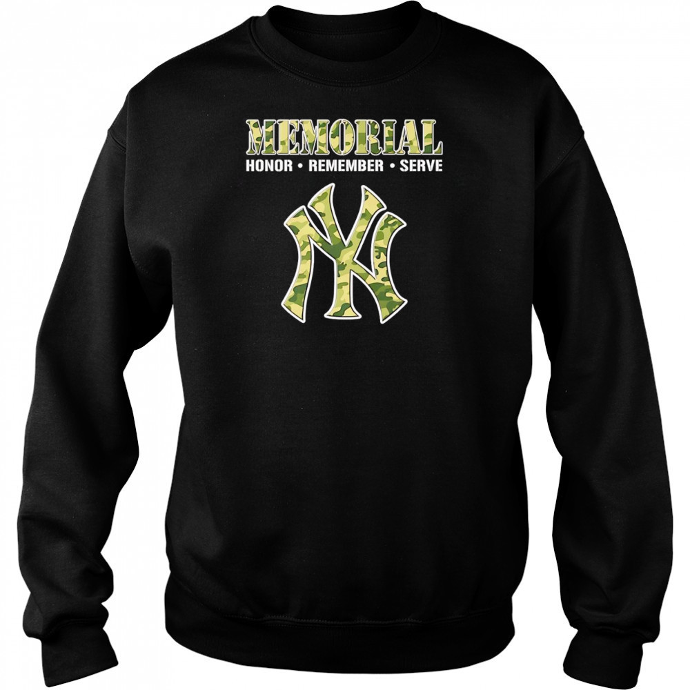 Memorial honor remember serve New York Yankees shirt Hoodie