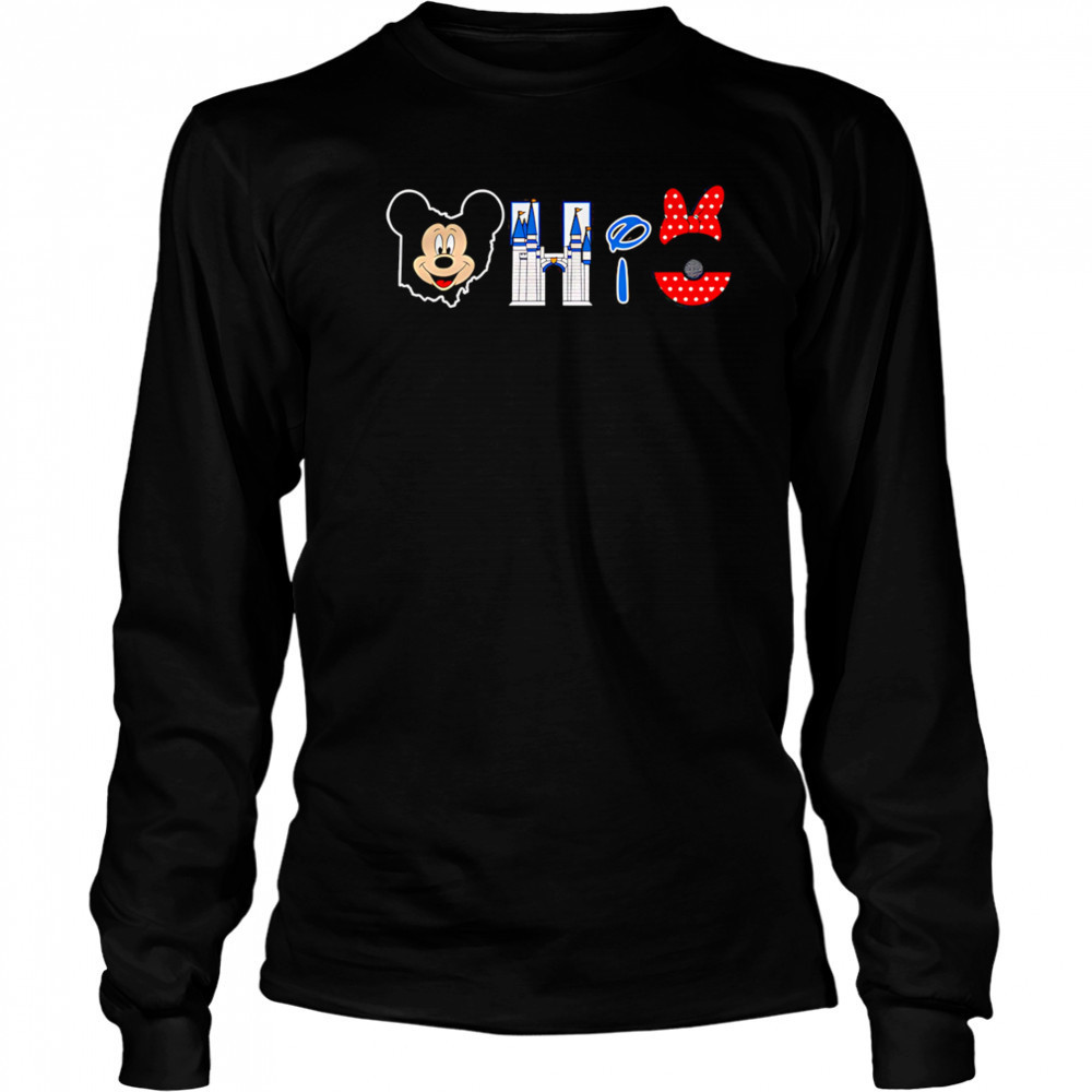 Mickey Mouse Ohio shirt Long Sleeved