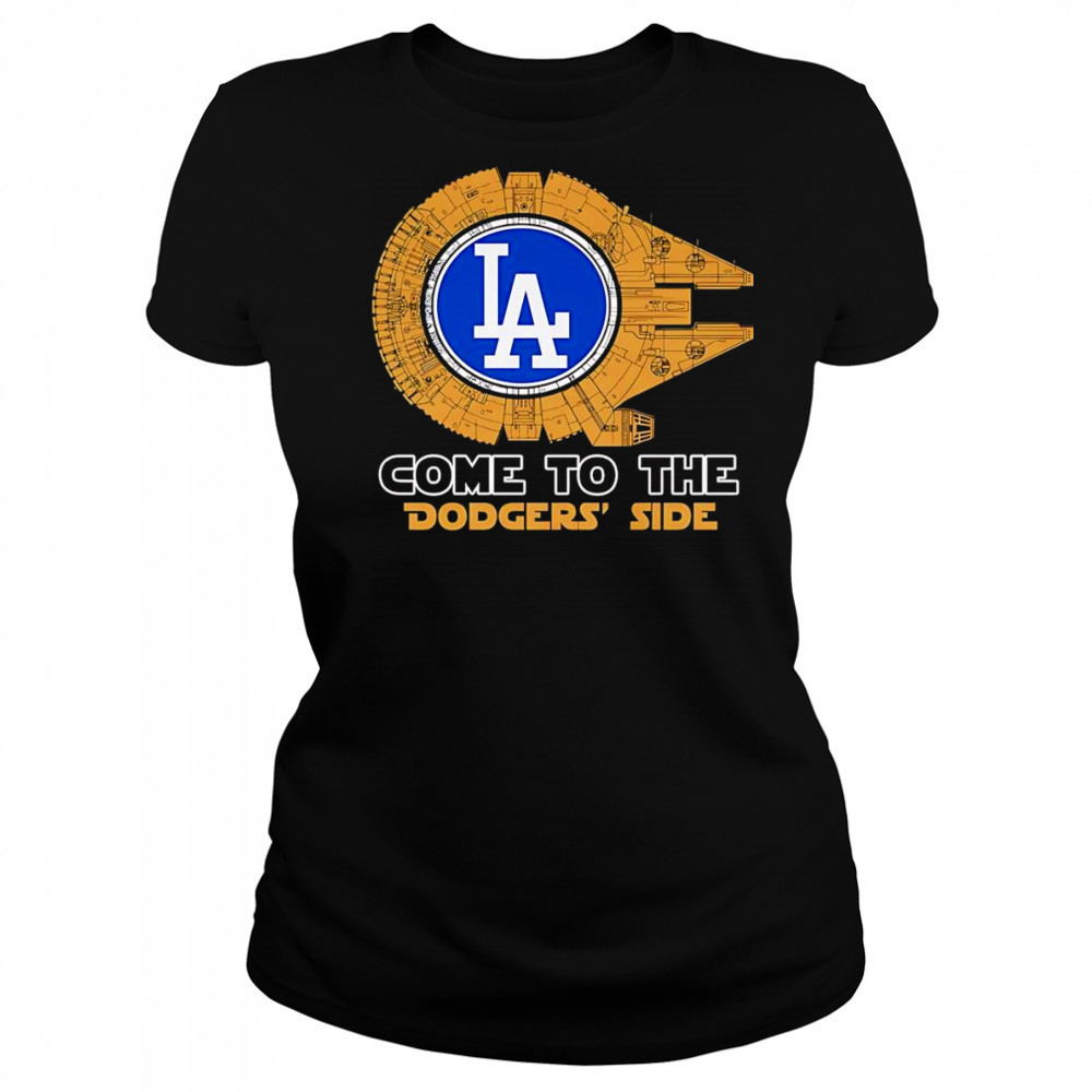 Millennium Falcon come to the Dodgers side shirt Women's T-shirt