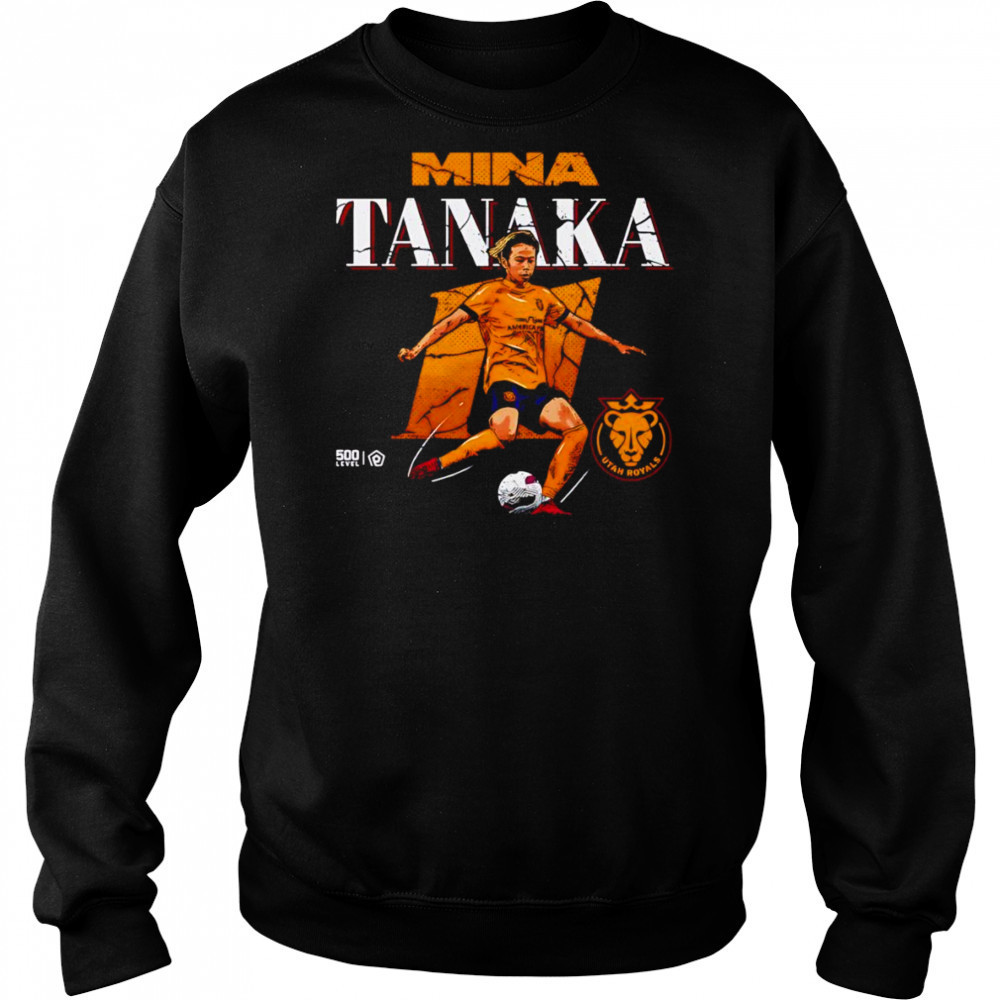 Mina Tanaka Utah Royals cracked number shirt Hoodie