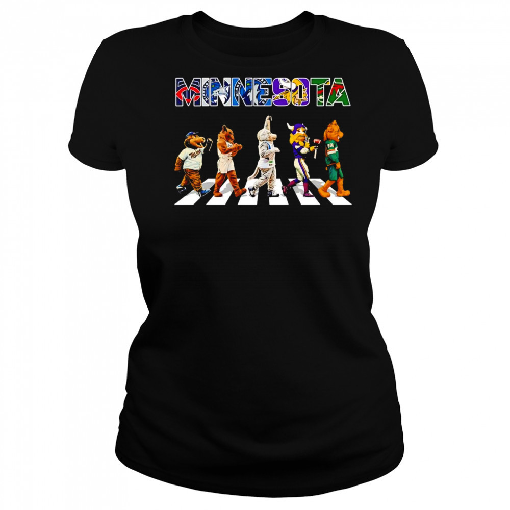 Minnesota sports mascots Abbey Road shirt Women's T-shirt