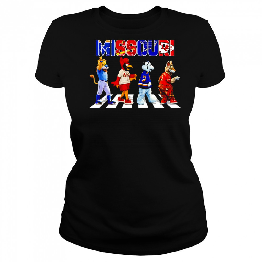 Missouri sports mascot Abbey Road shirt Women's T-shirt