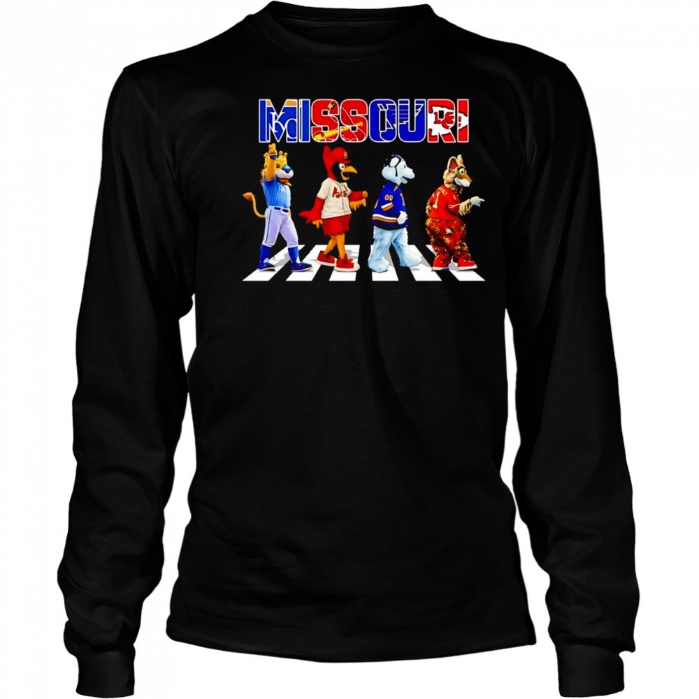 Missouri sports mascot Abbey Road shirt Long Sleeved