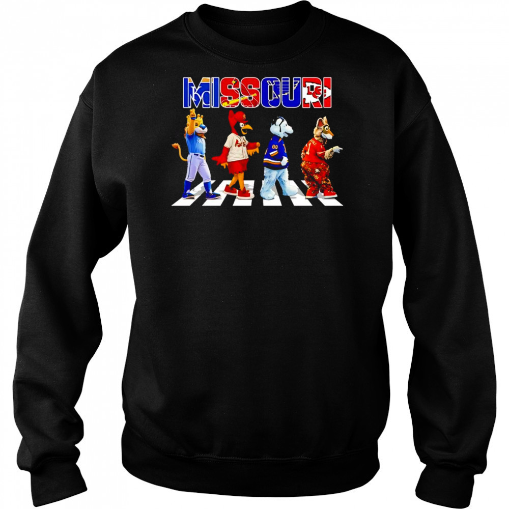 Missouri sports mascot Abbey Road shirt Hoodie