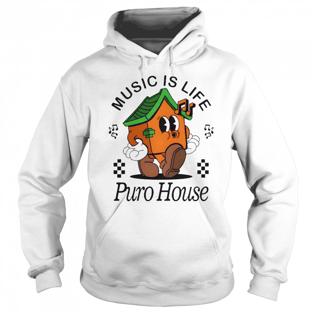 Music Is Life Puro House Cream T-Shirt Sweatshirt