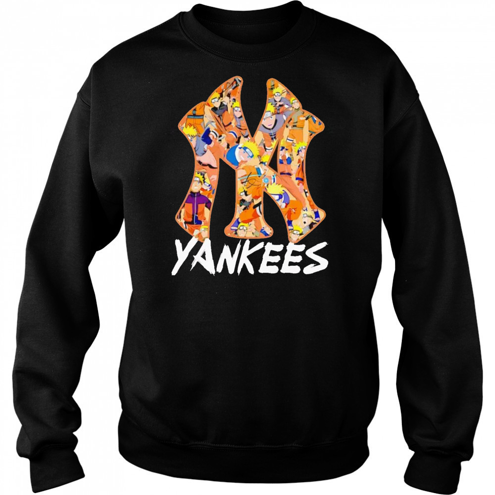 Naruto New York Yankees logo shirt Hoodie
