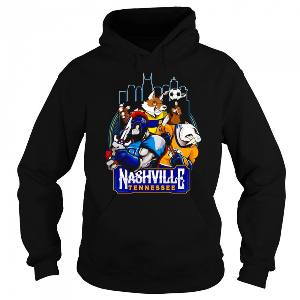Nashville Tennessee sports mascot shirt Sweatshirt