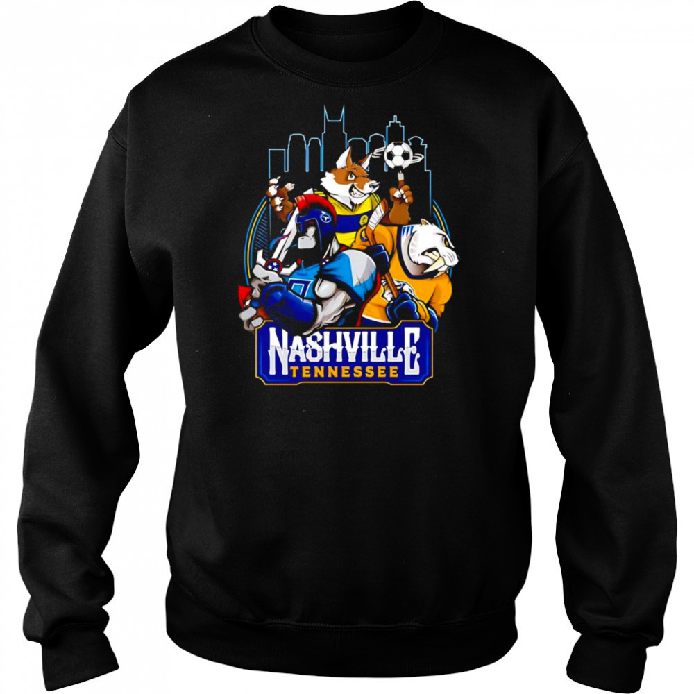 Nashville Tennessee sports mascot shirt Hoodie