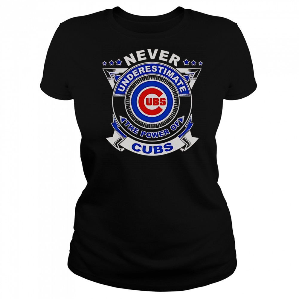 Never Underestimate The Power Of Cubs T-Shirt Women's T-shirt