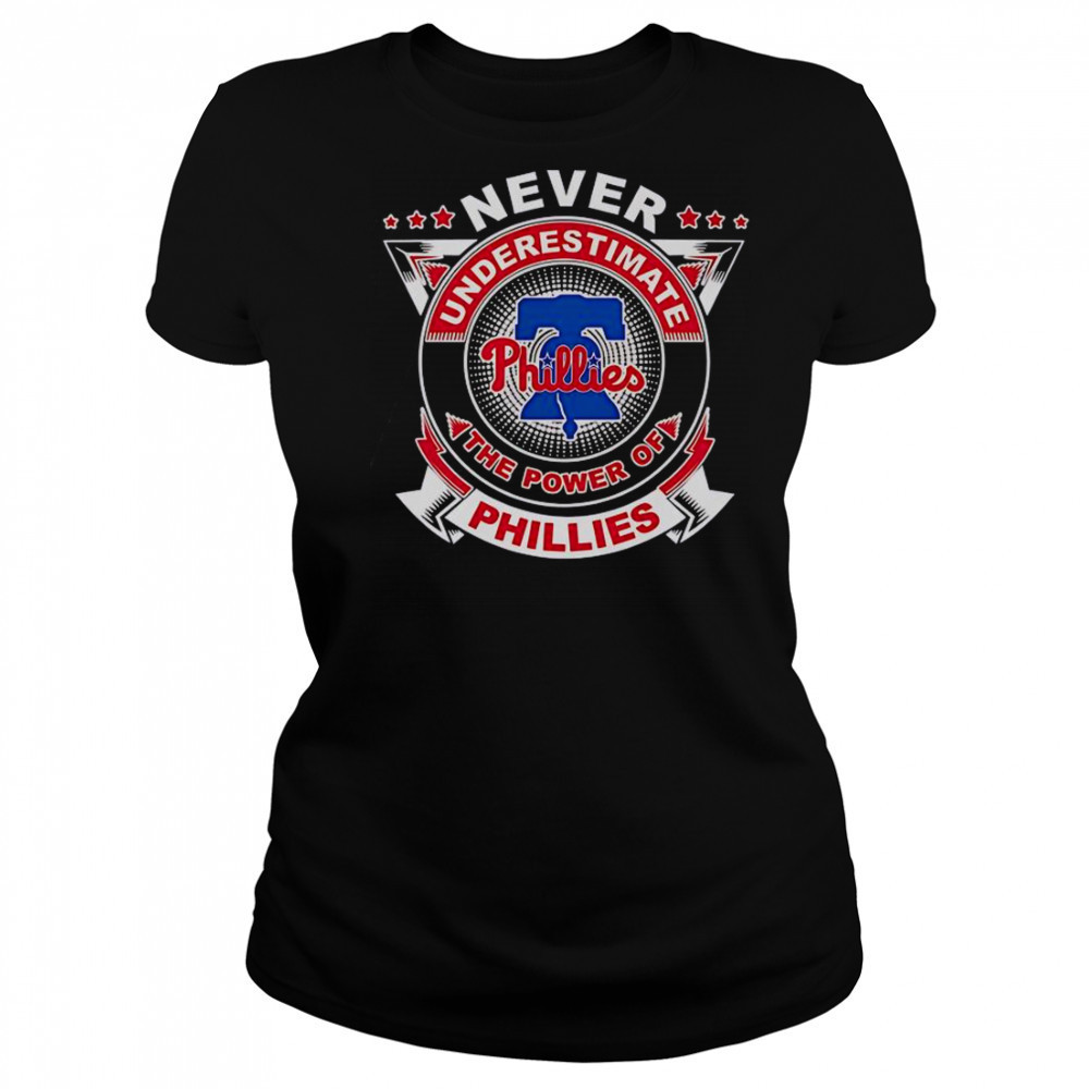 Never Underestimate The Power Of Phillies T-Shirt Women's T-shirt