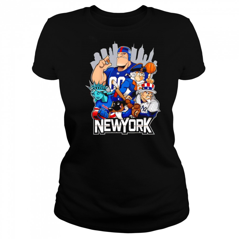 New York sports mascots shirt Women's T-shirt