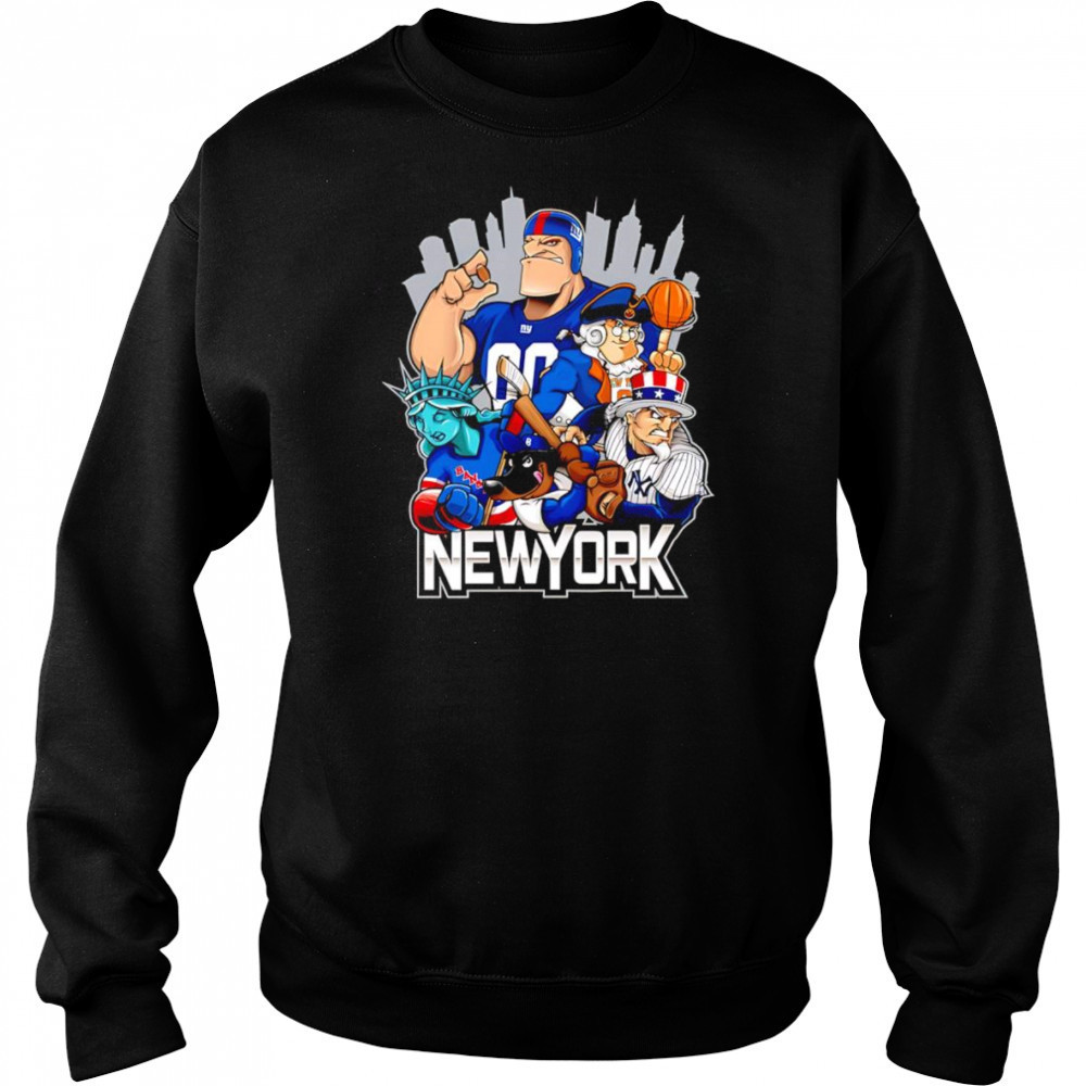 New York sports mascots shirt Hoodie