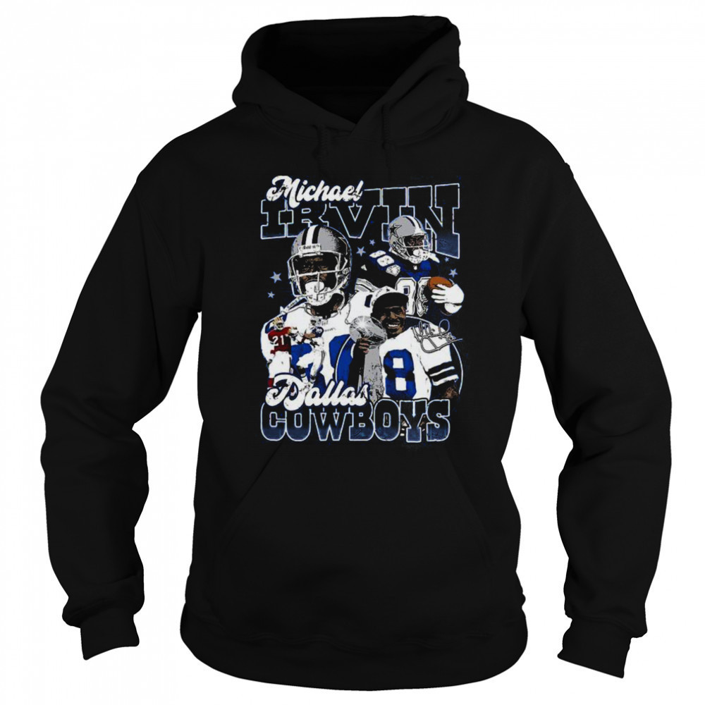 NFL Dallas Cowboys Michael Irvin Fan Apparel T Shirt Sweatshirt