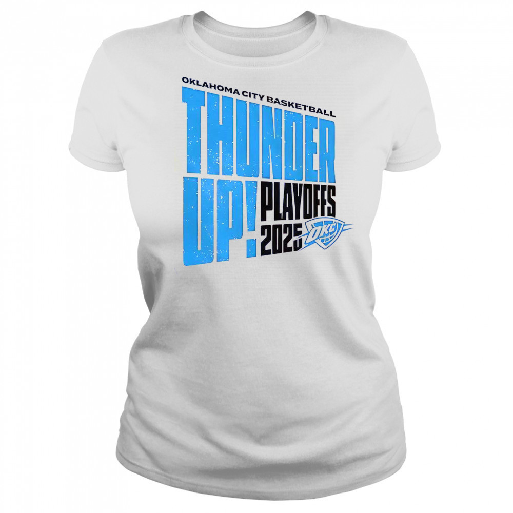 Oklahoma City Basketball Thunder Up Play Offs 2025 T-Shirt Women's T-shirt