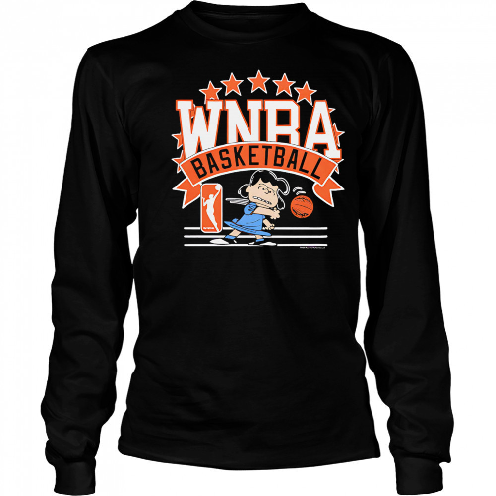 Peanuts Lucy x WNBA shirt Long Sleeved