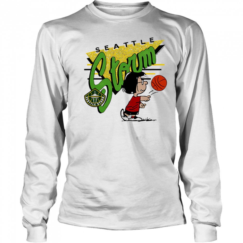 Peanuts Marcie x Seattle Storm shirt Long Sleeved