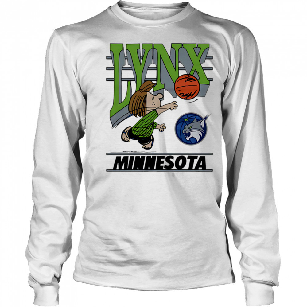 Peanuts Peppermint Patty x Minnesota Lynx shirt Long Sleeved