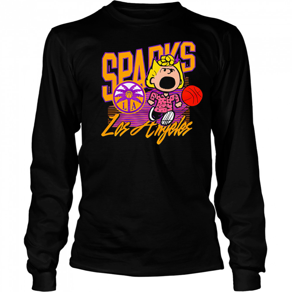 Peanuts Sally x Los Angeles Sparks shirt Long Sleeved