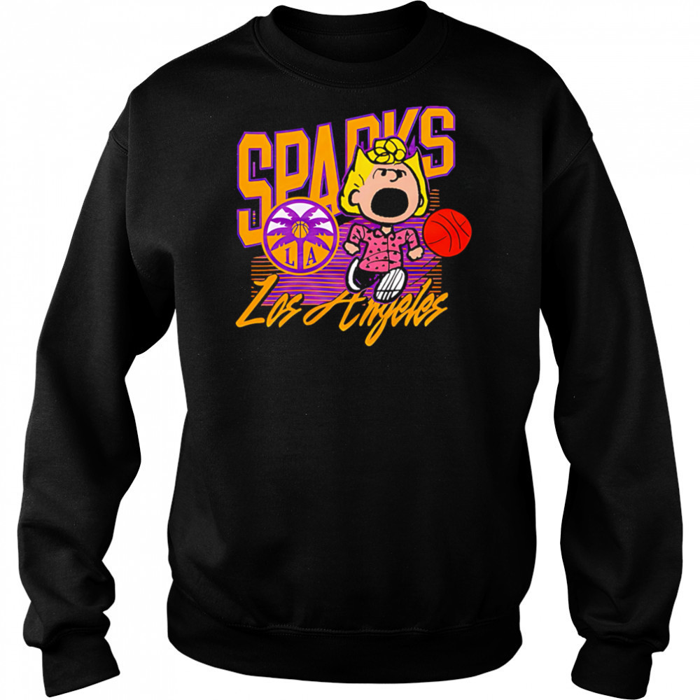 Peanuts Sally x Los Angeles Sparks shirt Hoodie