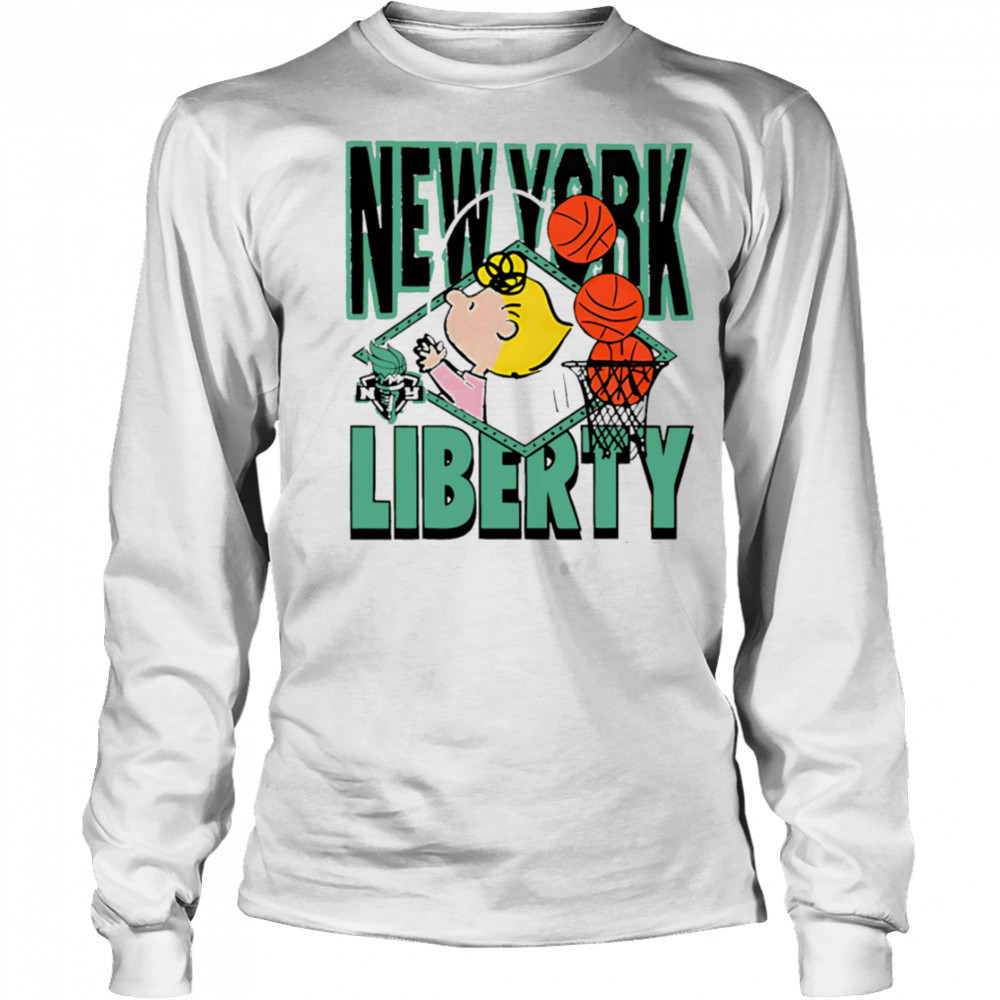 Peanuts Sally x New York Liberty shirt Long Sleeved