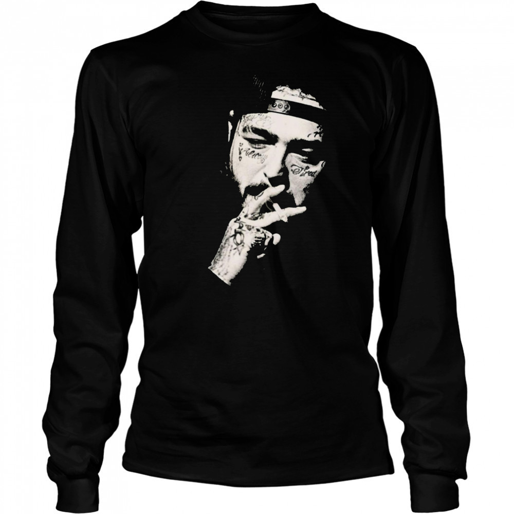 Post Malone Cowboy Country Posty Rap Concert Music Shirt Long Sleeved