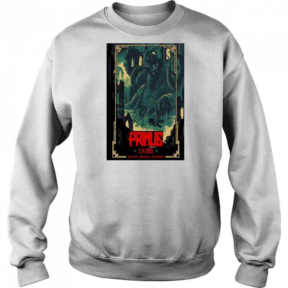 Primus SNHU Arena Manchester NH May 14 2025 Show t-shirt Hoodie