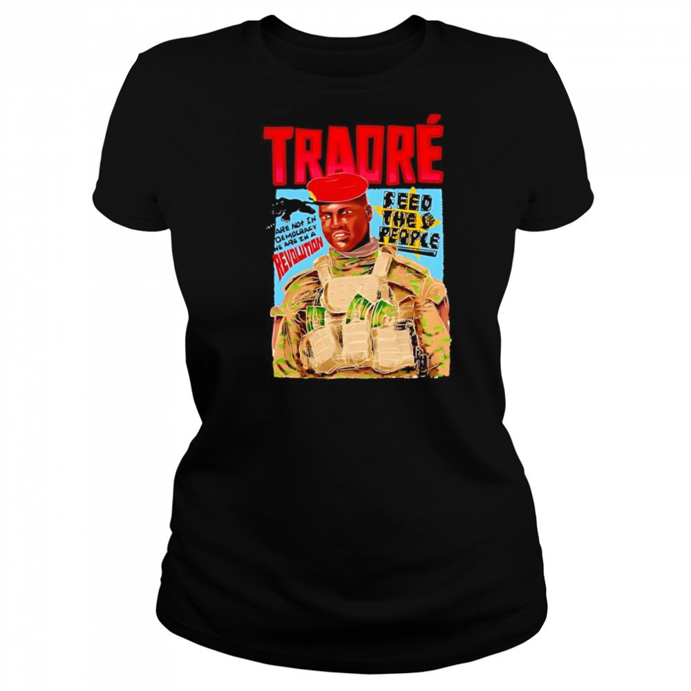 Revolution Ibrahim Traoré Feed The People shirt Women's T-shirt