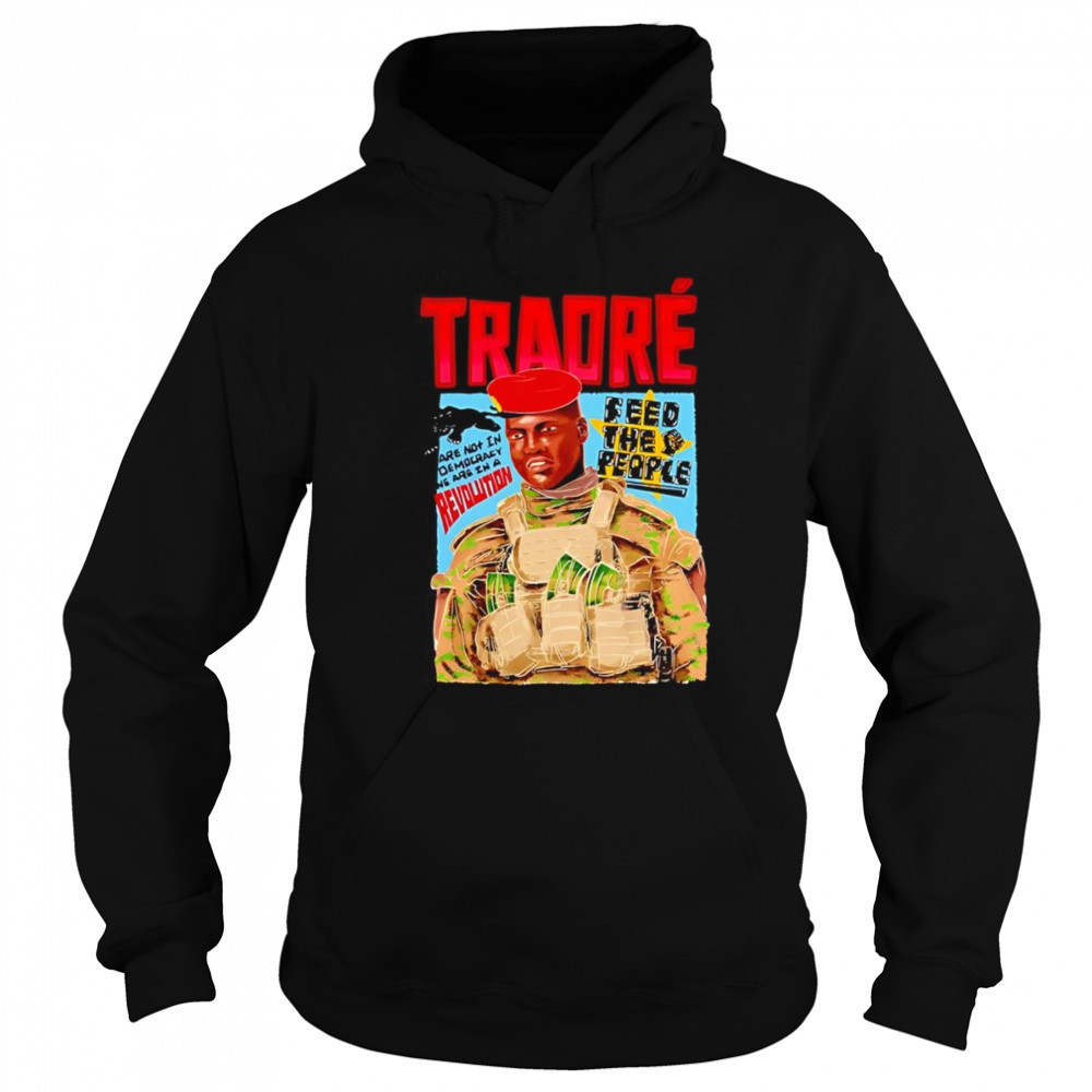 Revolution Ibrahim Traoré Feed The People shirt Sweatshirt