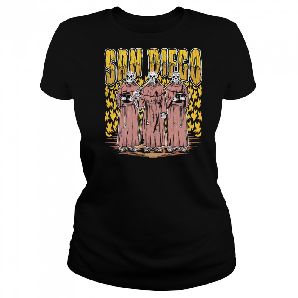 San Diego Baseball Dt Essential Skeleton shirt Women's T-shirt