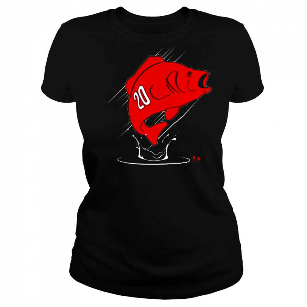 Sebastian Aho Carolina Hurricanes Hockey Fish 20 Shirt Women's T-shirt
