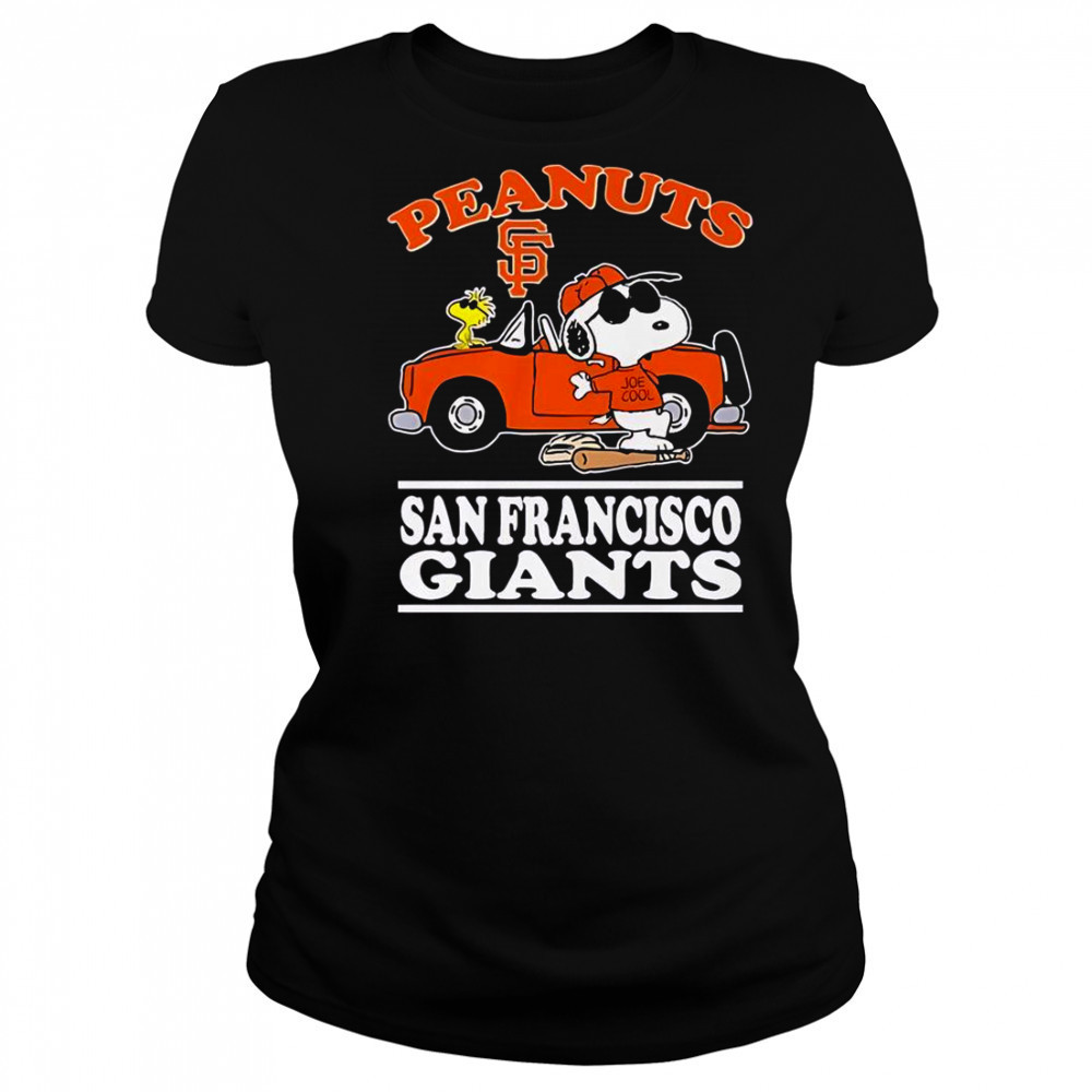 Snoopy And Woodstock The Peanuts X San Francisco Giants Joe Cool T-Shirt Women's T-shirt