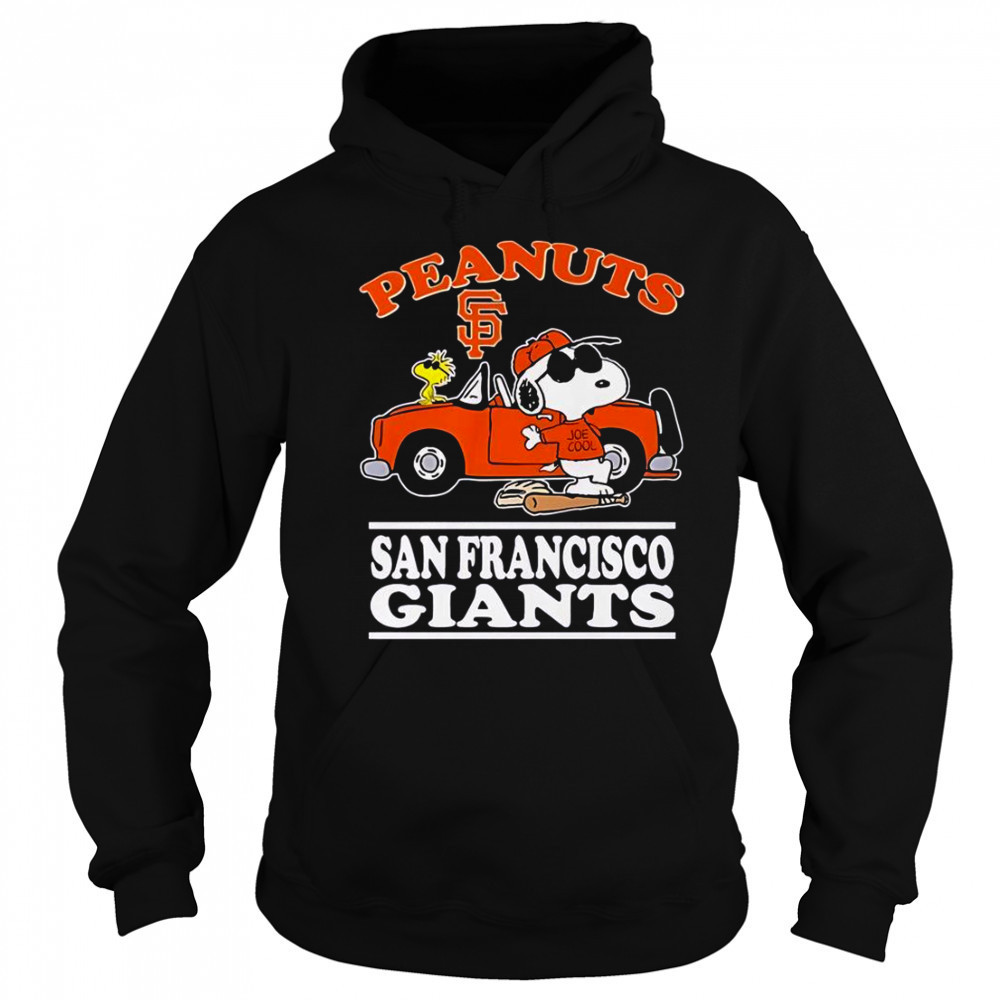 Snoopy And Woodstock The Peanuts X San Francisco Giants Joe Cool T-Shirt Sweatshirt