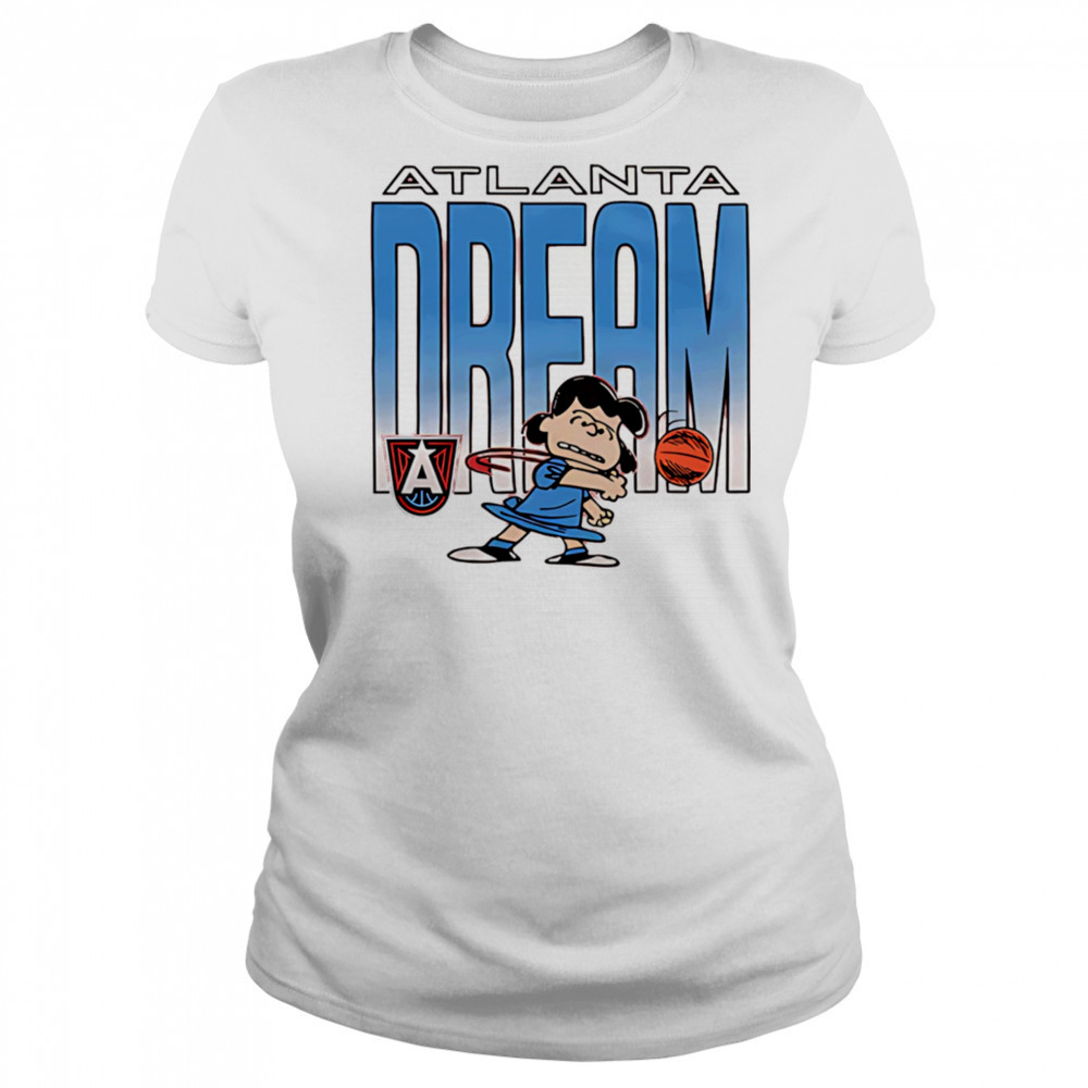 Snoopy Peanuts Lucy x Atlanta Dream basketball shirt Women's T-shirt