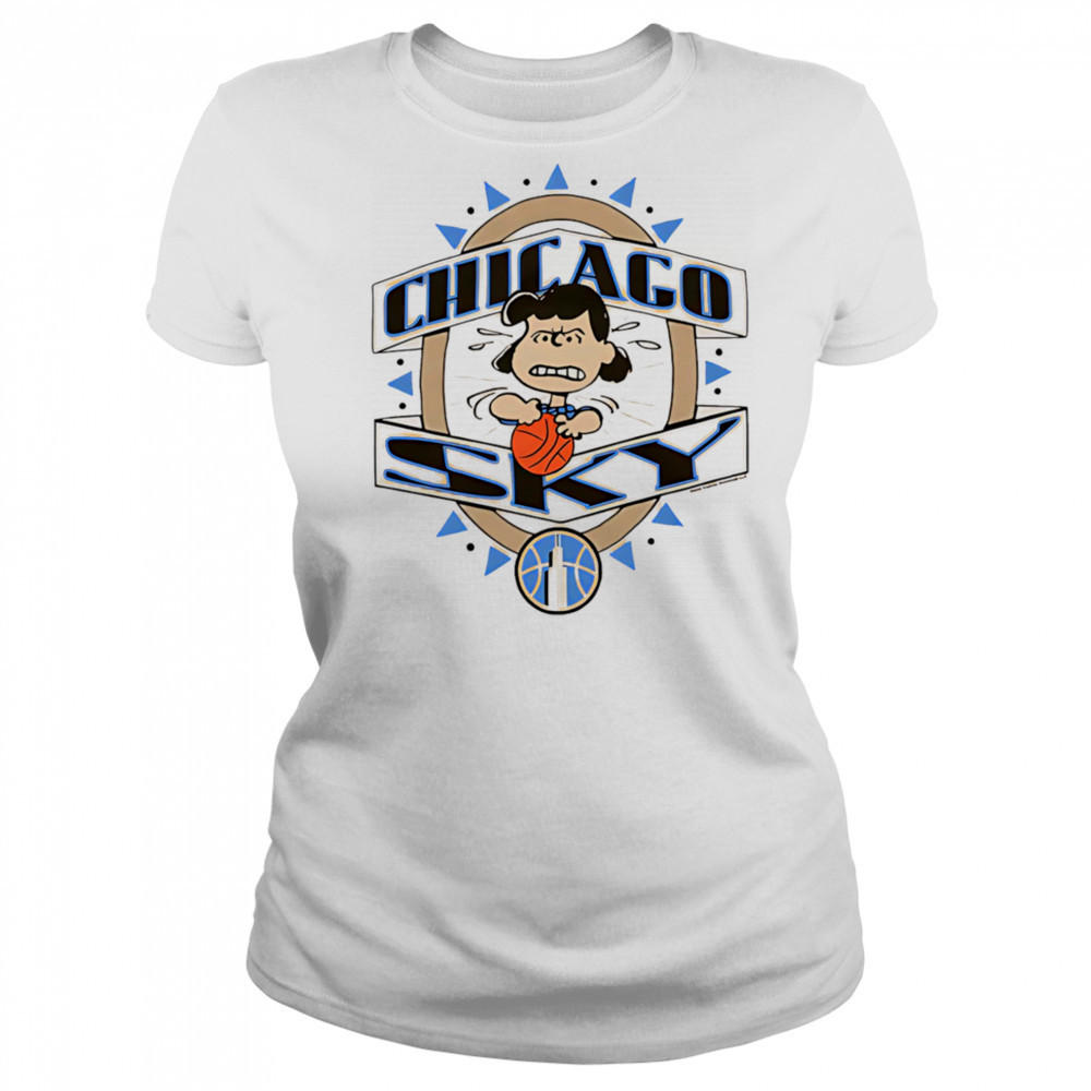 Snoopy Peanuts Lucy x Chicago Sky basketball shirt Women's T-shirt