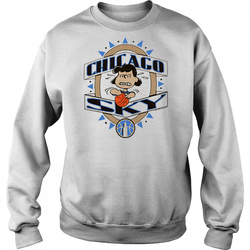 Snoopy Peanuts Lucy x Chicago Sky basketball shirt Hoodie