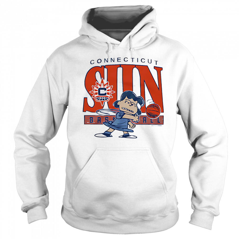 Snoopy Peanuts Lucy x Connecticut Sun basketball shirt Sweatshirt