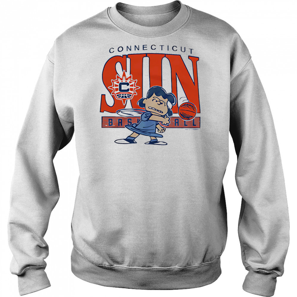 Snoopy Peanuts Lucy x Connecticut Sun basketball shirt Hoodie