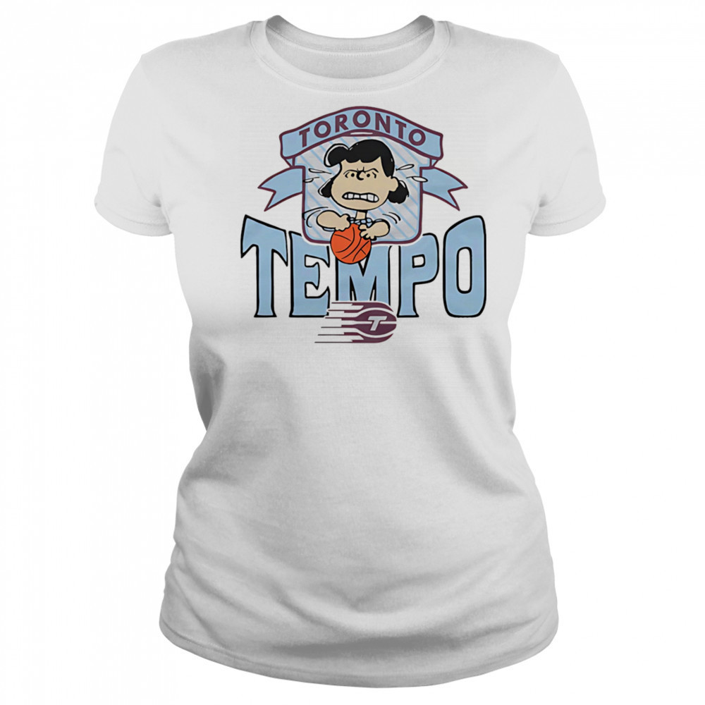 Snoopy Peanuts Lucy x Toronto Tempo basketball shirt Women's T-shirt