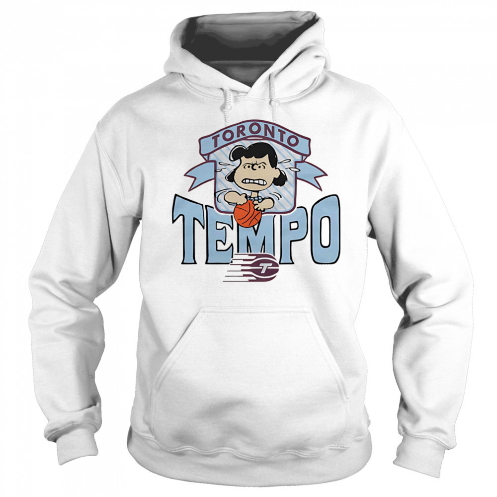 Snoopy Peanuts Lucy x Toronto Tempo basketball shirt Sweatshirt