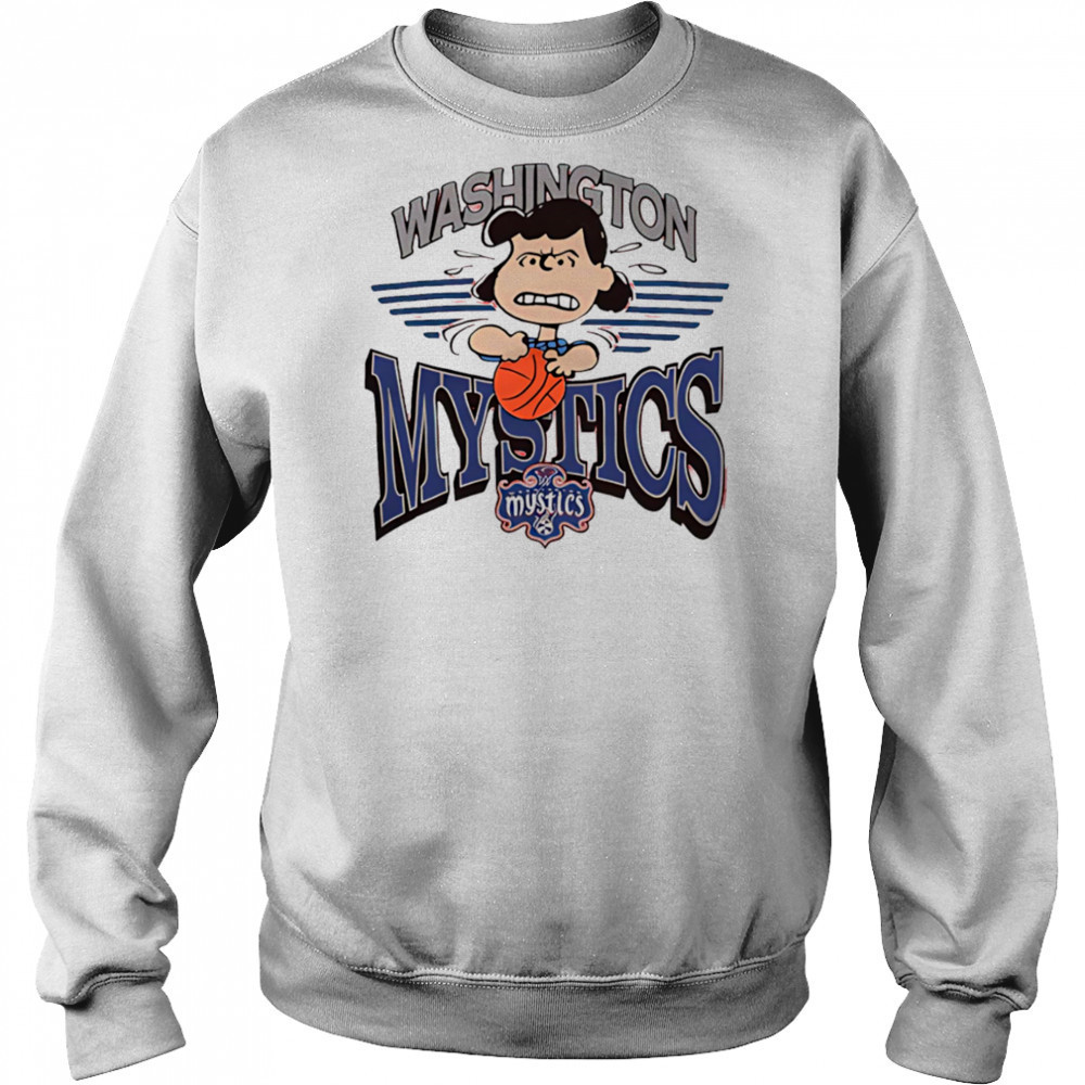 Snoopy Peanuts Lucy x Washington Mystics basketball shirt Hoodie