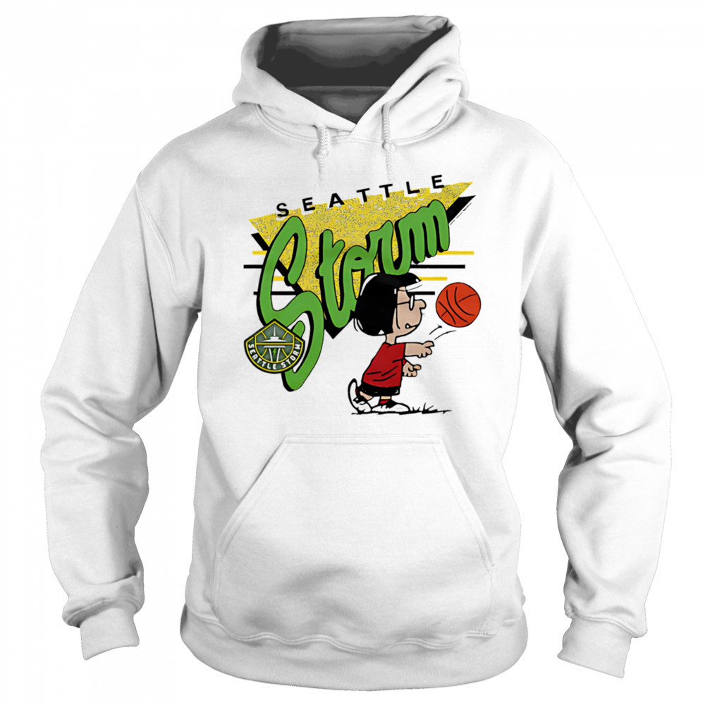 Snoopy Peanuts Marcie x Seattle Storm basketball shirt Sweatshirt