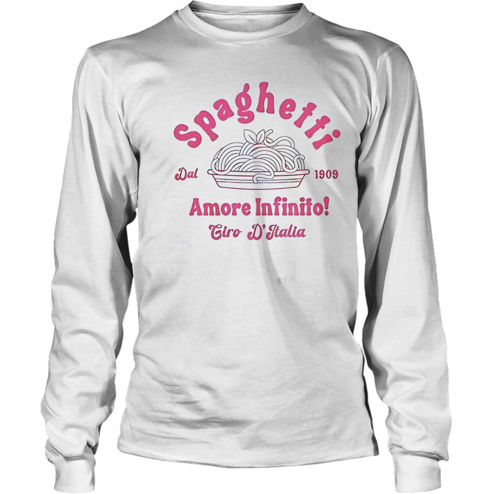 Spaghetti Amore Infinito Dal 1909 T-Shirt Long Sleeved