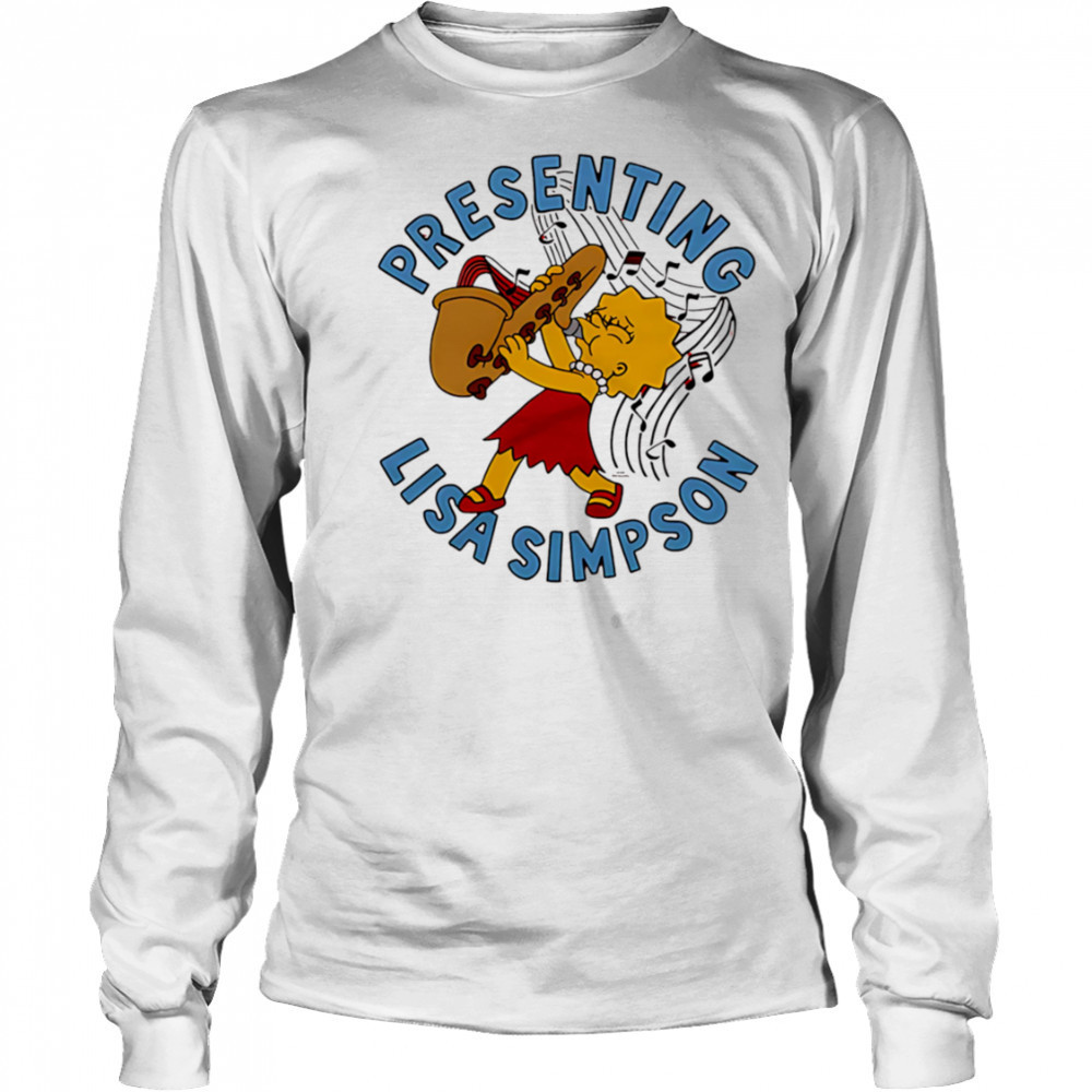 The Simpsons Presenting Lisa Simpson shirt Long Sleeved