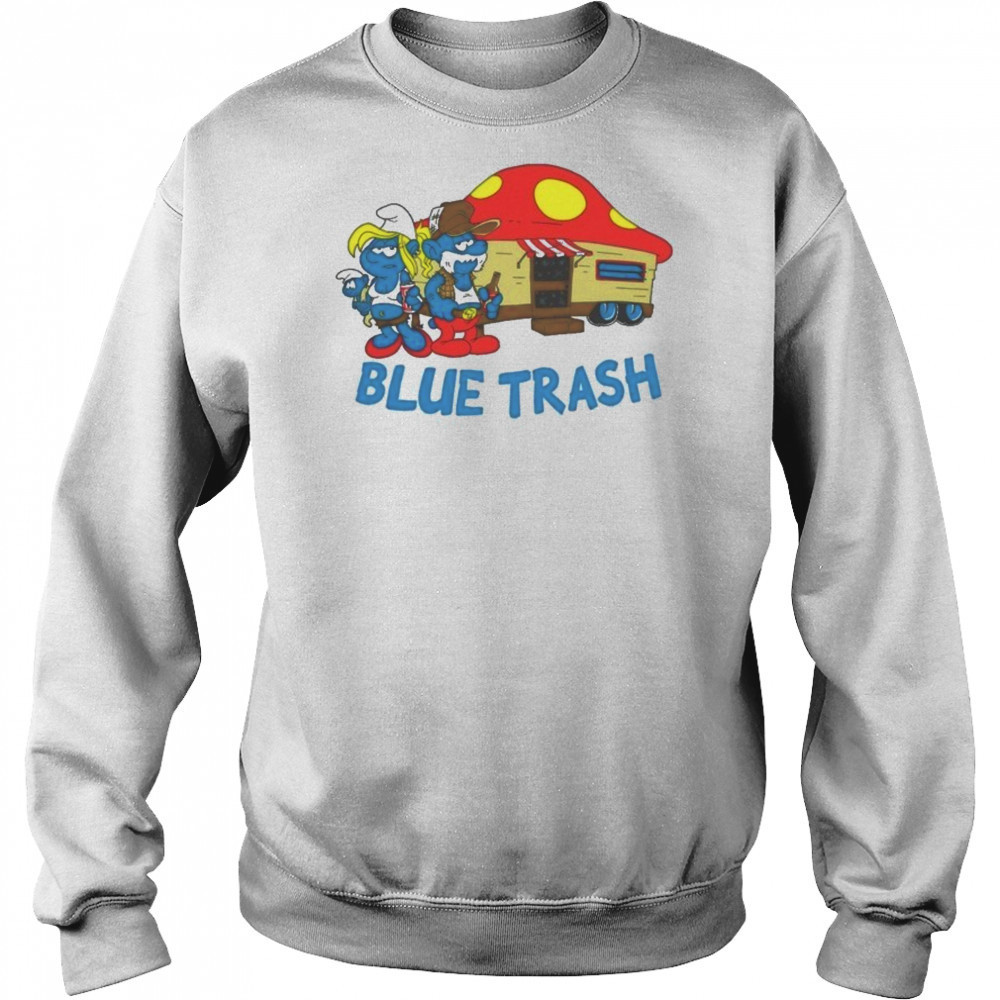 The Smurfs Blue Trash T-shirt Hoodie