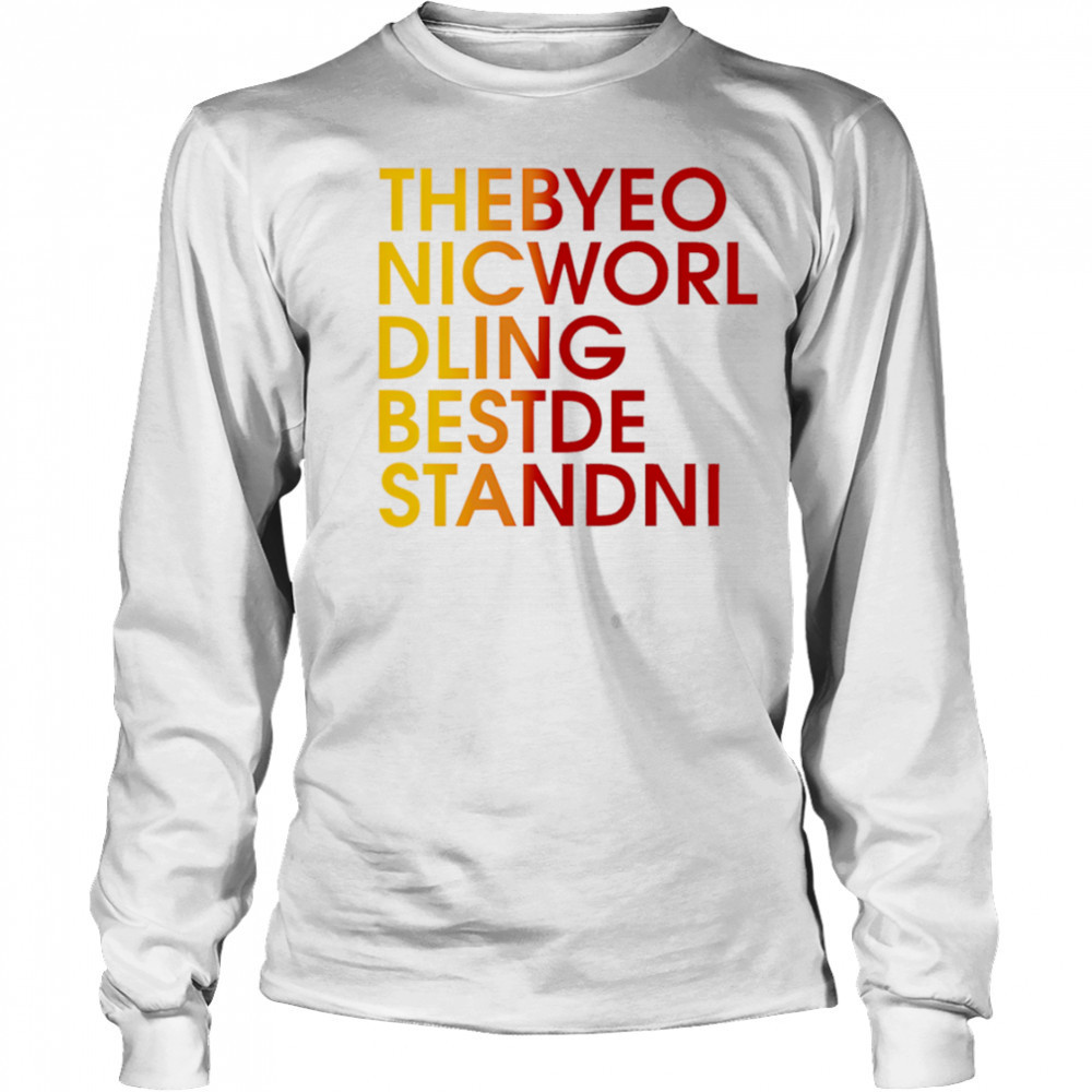 Thebyeo Nicworl Dling Bestde Standni shirt Long Sleeved