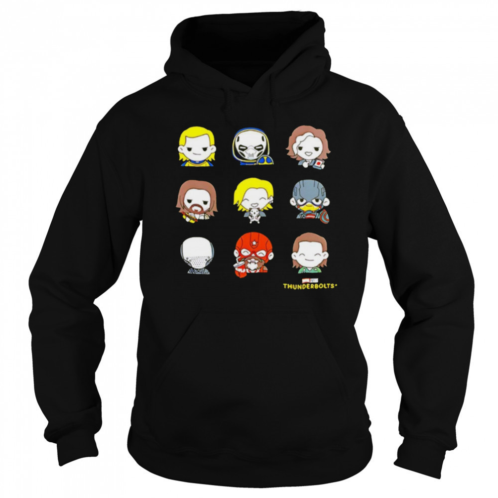 Thunderbolts Chibi Cartoon Characters Shirt Sweatshirt