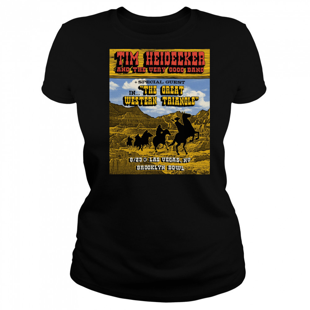 Tim Heidecker & The Very Good Band In The Great Western Triangle 2025 Tour T shirts Women's T-shirt